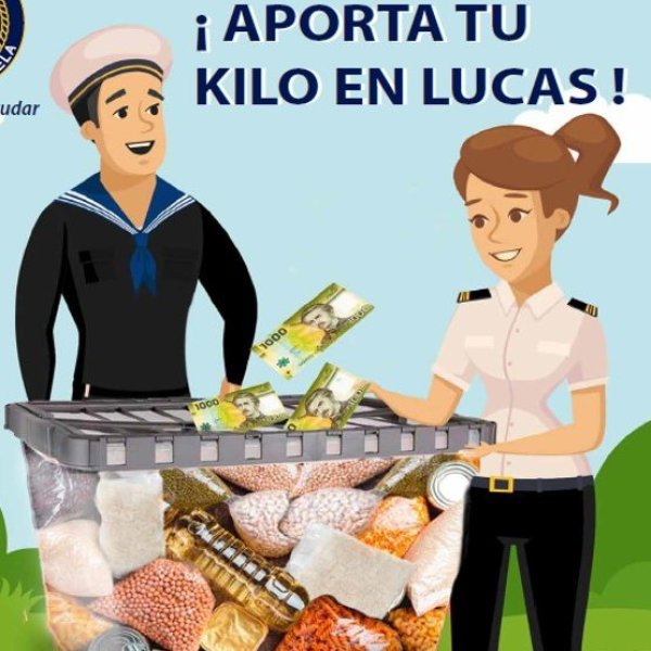 Campaña “Aporta tu kilo en lucas”