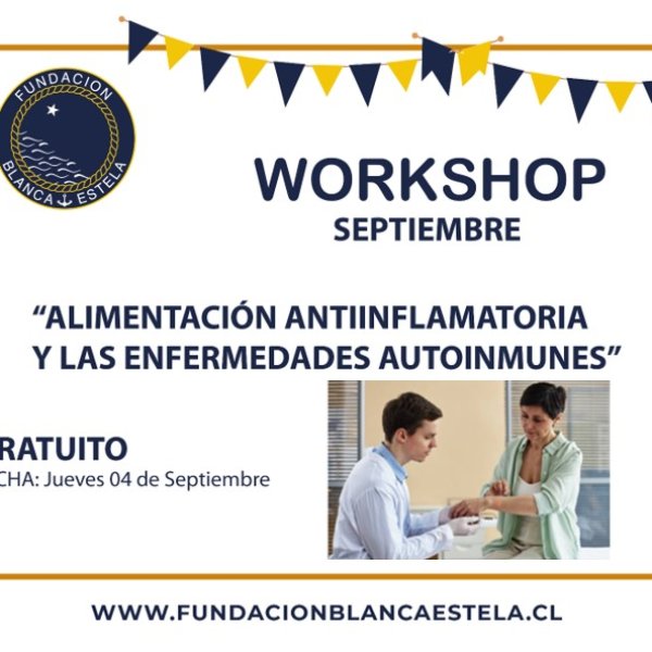 ¡Participa en nuestra próxima Charla de Alimentación antiinflamatoria y enfermedades autoinmune!: